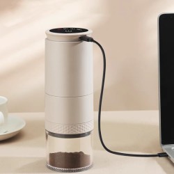PUMLUMD High-Speed Electric Coffee Grinder - Durable Stainless Steel Blades, Large Capacity, and One-Touch Operation